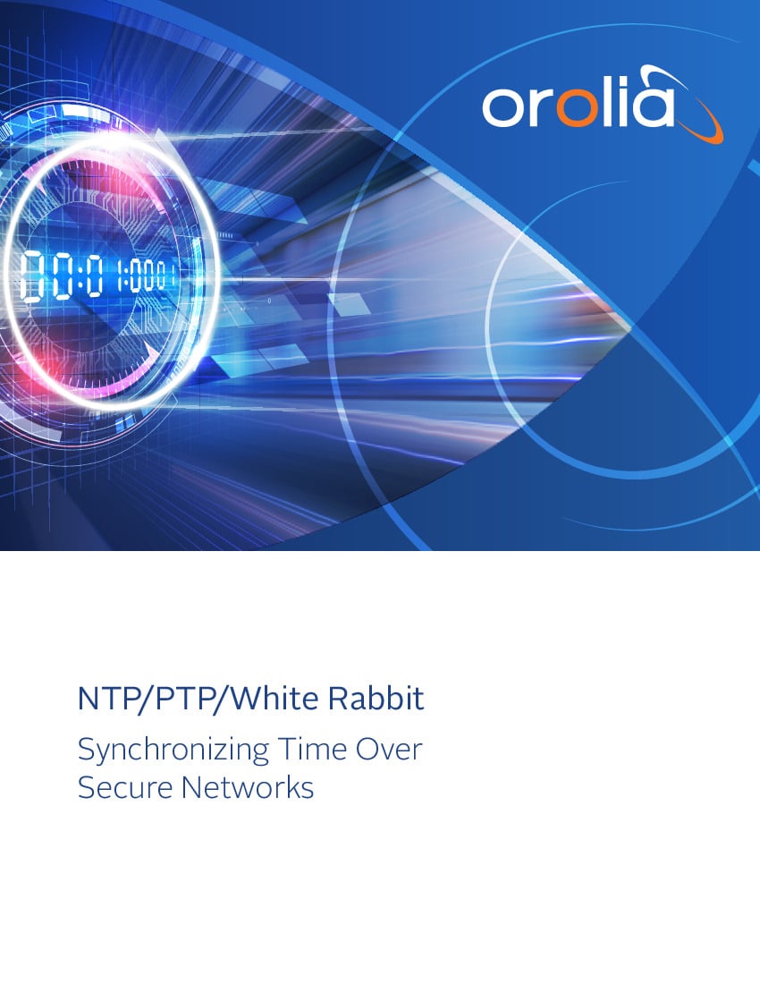 NTP/PTP/White Rabbit: Synchronizing Time Over Secure Networks