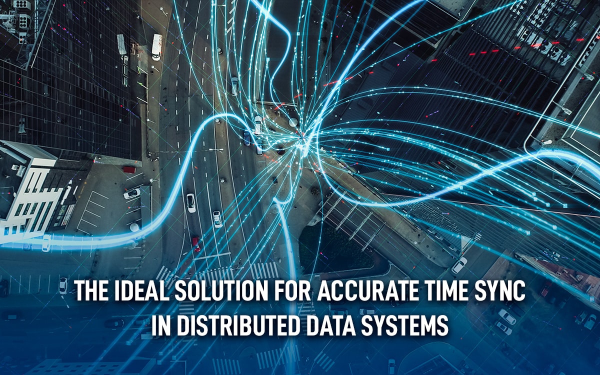 accurate time sync in distributed data systems