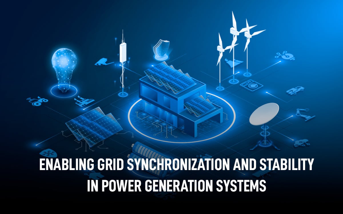 enabling grid synchronization and stability in power generation systems