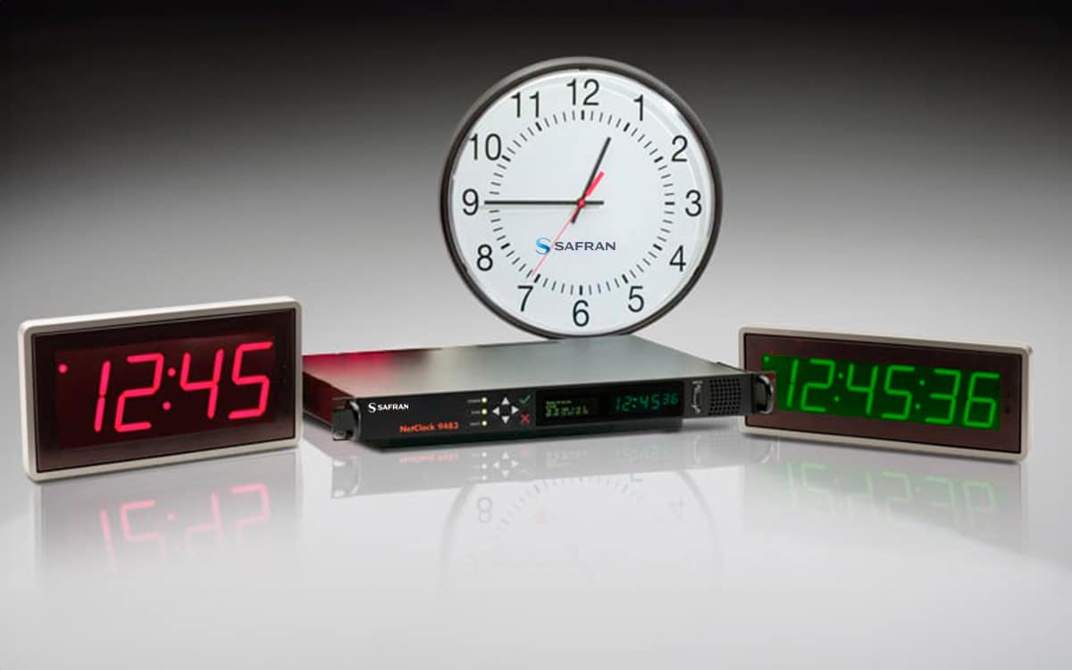Time displays used with timer servers